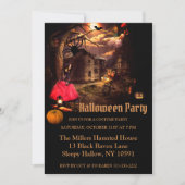 Invitation Nuit de cuisine fête de nuit d'Halloween (Devant)