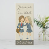 Invitation Nuit de filles (Debout devant)