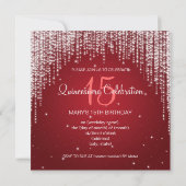 Invitation Nuit de la fête de Quinceañera (Dos)