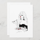 Invitation Nuit de pâtes (Devant / Derrière)