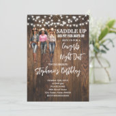 Invitation Nuit des filles dans l'Ouest Pays Anniversaire (Debout devant)