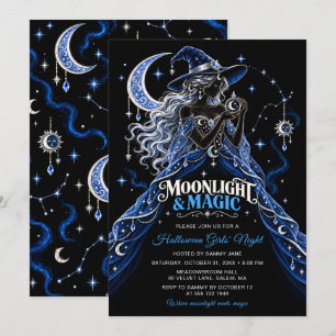 Invitation Nuit des Filles de la Lune et de la Magique Hallow