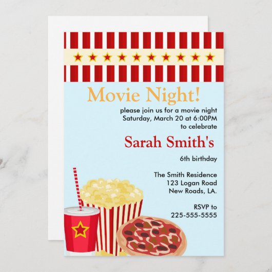 Invitation Nuit des films (Devant / Derrière)