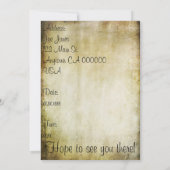 Invitation Nuit d'escadre (Dos)