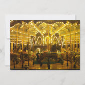 Invitation Nuit d'été Joyeux Partir Fête des mariées ronde (Dos)