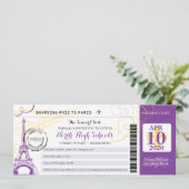 Invitation Nuit d'or et de violet à Paris (Debout devant)