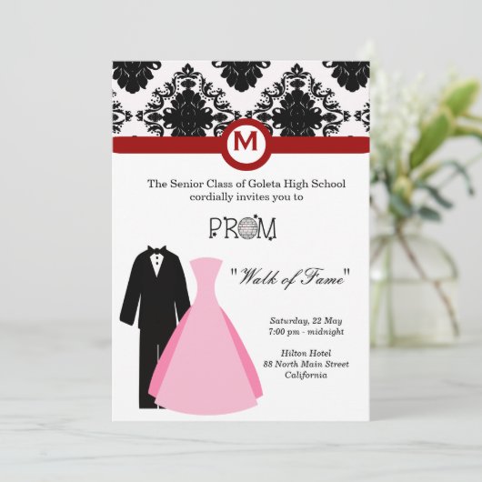 Invitation Nuit du bal (Debout devant)