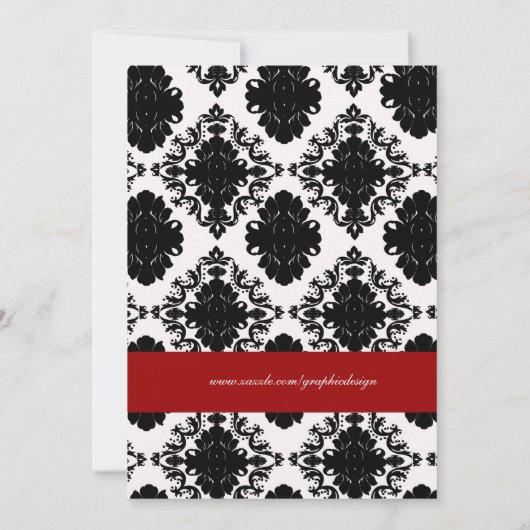 Invitation Nuit du bal (Dos)