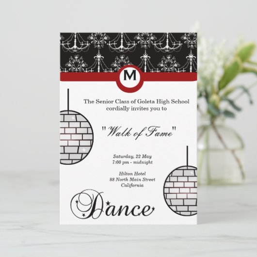 Invitation Nuit du bal (Debout devant)