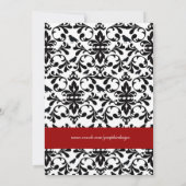 Invitation Nuit du bal (Dos)