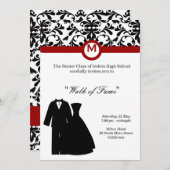 Invitation Nuit du bal (Devant / Derrière)