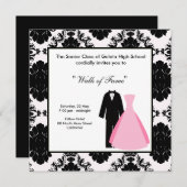 Invitation Nuit du bal (Devant / Derrière)