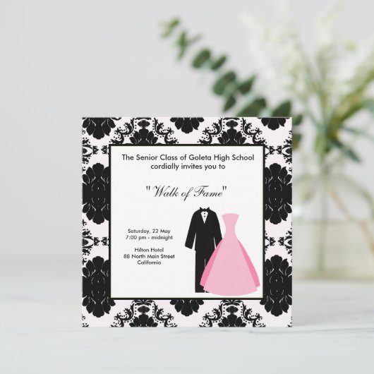 Invitation Nuit du bal (Debout devant)