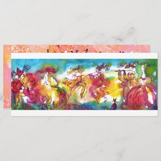 INVITATION NUIT DU CARNAVAL (Devant / Derrière)