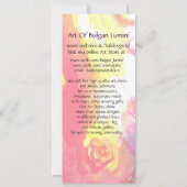 Invitation NUIT DU CARNAVAL / Mascarade vénitienne, Musique d (Dos)