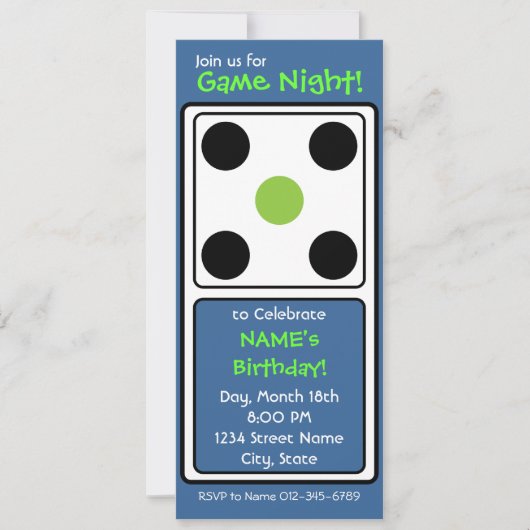 Invitation Nuit du jeu ! (Devant)