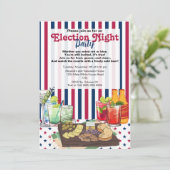 Invitation Nuit électorale moderne 2024 (Debout devant)
