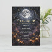 Invitation Nuit enchantée d'Halloween complète (Debout devant)