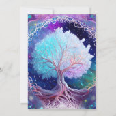 Invitation Nuit étoilée | Arbre de Vie (Dos)