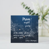 Invitation Nuit étoilée Céleste Danse nocturne du bal de fin (Debout devant)