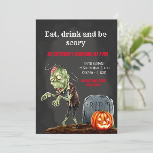 Invitation Nuit fantastique (Debout devant)