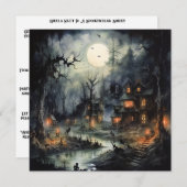 Invitation 👻 Nuit 🎉 Gouls : Un Soirée Spooktaculaire ! 🎉 � (Devant / Derrière)