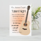 Invitation Nuit guitare (Debout devant)