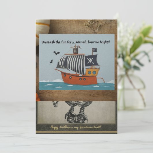 Invitation Nuit mal (Debout devant)