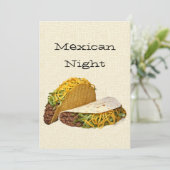 Invitation Nuit mexicaine (Debout devant)