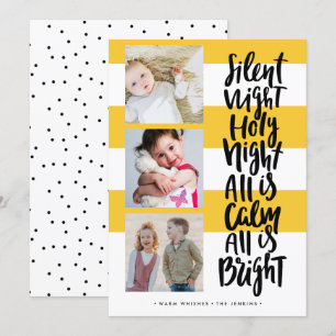 Invitation Nuit silencieuse trois jours fériés photo Noël Jau