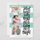 Invitation Nuit silencieuse trois jours fériés photo Noël | M (Devant)