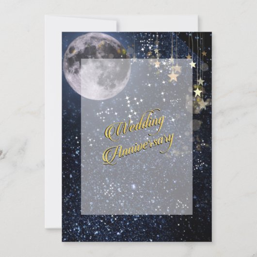 Invitation Nuit sous les étoiles (Devant)