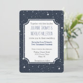 Invitation Nuit sous les étoiles Mariage (Debout devant)