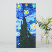 Invitation Nuit Van Gogh Starry (Debout devant)