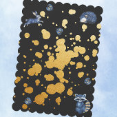 Invitation Nuit Whimsical Woodland : Un bébé est sur le chemi