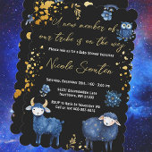 Invitation Nuit Whimsical Woodland : Un bébé est sur le chemi