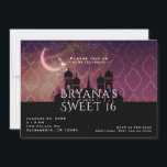 Invitation Nuits Arabes Clair de Lune Marocain Sweet 16<br><div class="desc">. Personnaliser pour tout événement.</div>