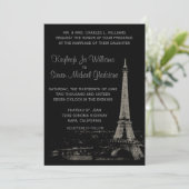 Invitation Nuits dans le mariage de Paris (Debout devant)