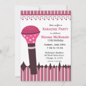 Invitation Nuits karaoké (Devant)