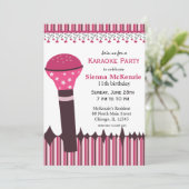 Invitation Nuits karaoké (Debout devant)