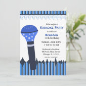 Invitation Nuits karaoké (Debout devant)