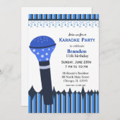 Invitation Nuits karaoké (Devant / Derrière)