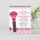 Invitation Nuits karaoké (Debout devant)