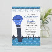 Invitation Nuits karaoké (Debout devant)