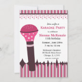 Invitation Nuits karaoké (Devant)