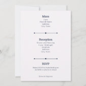 Invitation Nuits violettes Arabe Aquarelle Quinceañera (Dos)