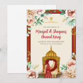 Invitation numérique Anand Karaj Sikh invite (Devant / Derrière)