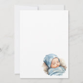 Invitation numérique baby shower (Dos)