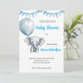 Invitation numérique baby shower (Debout devant)