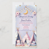 Invitation numérique de la partie de bois d'oeuvre (Devant)